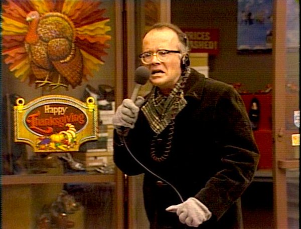 "The turkeys are falling like sacks of wet cement!"